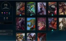 CONTA LEAGUE OF LEGENDS (LEVEL 449 GOLD IV) - 73 SKINS