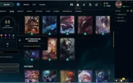 Conta League Of Legends Prata Com muitas skins