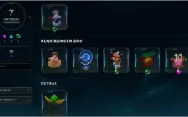 Conta lol Platina 2 19 skins alguns champs
