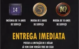 5 e 10 Anos CS:GO; Conta Não Prime [Entrega Imediata]
