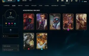 Conta smurf level 63 diamante 1 com vayne prestigio e RP