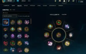 Conta smurf level 63 diamante 1 com vayne prestigio e RP