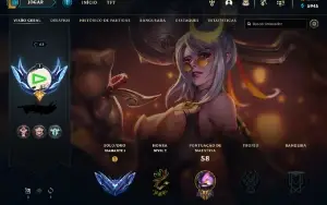 Conta smurf level 63 diamante 1 com vayne prestigio e RP