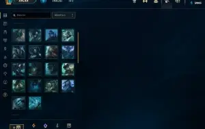 Conta smurf level 63 diamante 1 com vayne prestigio e RP
