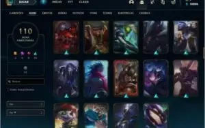 Conta prata 4 com 143 champs e 110 skins ( MAIN ADC )