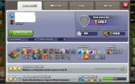 Conta de Clash of Clans