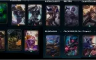 Conta com skins Raras, 78 skins ao todo. 138 champs.