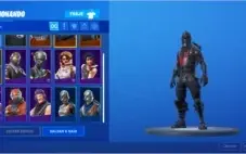 Conta Fortnite Cavaleiro Negro
