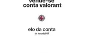 Conta Valorant Imortal 1 com R$2000 em skins