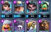 Conta arena 10, com 10 lendárias, 90K de gold, 1300 gemas