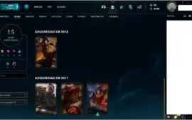Conta LOL UNRANKED  lvl206 | M7 1100K RIVEN | 15 SKINS