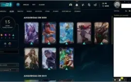 Conta LOL UNRANKED  lvl206 | M7 1100K RIVEN | 15 SKINS