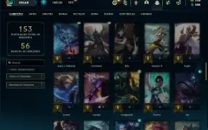 Conta prata 4 com 70 Champs e 32 Skins ( MAIN MID / TOP )