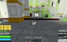 Conta blox fruits com sanguine todas v4 espadas e armas