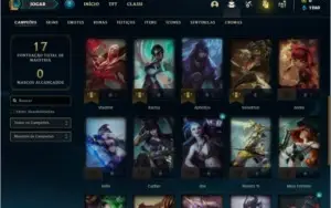 Conta ouro 4 com 26 Champs e 4 Skins