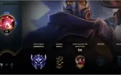 Conta diamante 2, MMR e emote MESTRE league of legends lol