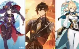 GENSHIN IMPACT - AR26 - ZHONGLI + MONA + JEAN