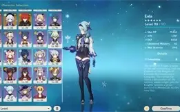 Ayaka + Bis, Kagura, Baal, Eula, Zhongli, Yelan, Xiao, Venti