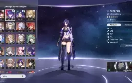 Conta Genshin Impact e Honkai Star Rail