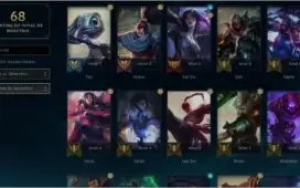CONTA DIAMANTE 4 LVL 122, SKINS TOPS 16K ESSENCIA AZUL BARAT