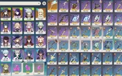 Genshin Impact - Venti, Shogun Raiden, Mona, Harpa Celestial