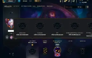 Unranked com 110 Champs e 109 Skins