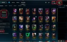 Conta de League of Legends - LvL 75 - Prata - 64 Campeões.