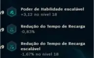 Conta com 20 páginas de runa e todos os campeões