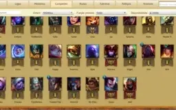 CONTA LOL GOLD V - 38 CAMPEÕES - 7 SKINS