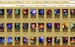 CONTA LOL GOLD V - 38 CAMPEÕES - 7 SKINS
