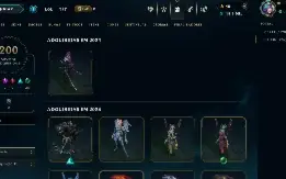 Conta League of Legends nv 909, 244 skins, todos os campeões