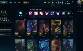 Conta League of Legends nv 909, 244 skins, todos os campeões