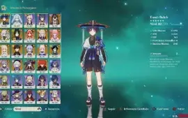 AR 55 - Wanderer, Nahida, Nillou, Cyno e mais