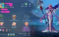 Conta - Mobile legends, heróis: 87, skins: 175.