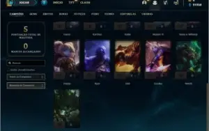 Conta bronze 1 com 1 Skin e 21 Champs