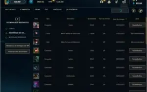 Conta bronze 1 com 1 Skin e 21 Champs