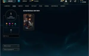 Conta bronze 1 com 1 Skin e 21 Champs