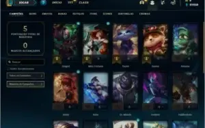 Conta bronze 1 com 1 Skin e 21 Champs