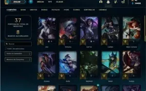 Conta bronze 3 com 31 Champs e 10 Skins