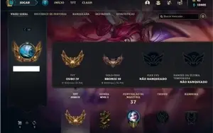 Conta bronze 3 com 31 Champs e 10 Skins