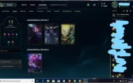 CONTA LEAGUE OF LEGENDS D4
