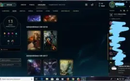 CONTA LEAGUE OF LEGENDS D4