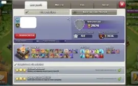 Conta clash of clans cv11