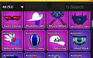 Conta de Roblox com tudo do popular atual.