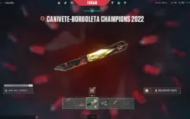 Conta valorant com skin champions 2021 e 2022 + outras skins