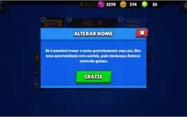 Conta Brawl Stars 16.741 troféus troca nome grátis
