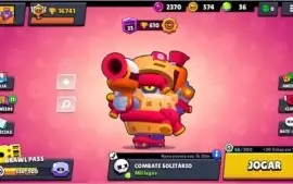 Conta Brawl Stars 16.741 troféus troca nome grátis