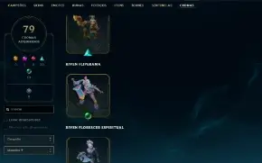 Muito Boa Pra Mono Riven 314 Skins, 79 Chromas
