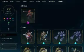 Muito Boa Pra Mono Riven 314 Skins, 79 Chromas