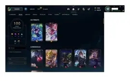 Conta LOL +60 sKins Lvl 200